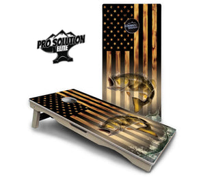 Hidden Deer & Fish Cornhole Boards - Pro Solution Elite Series Cornhole Solutions
