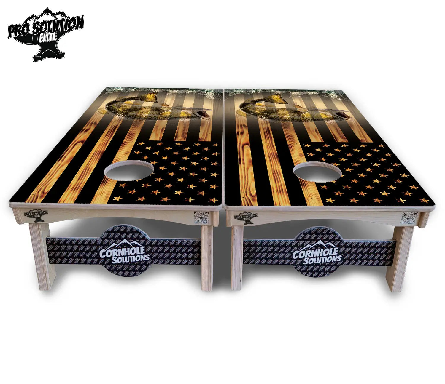Hidden Deer & Fish Cornhole Boards - Pro Solution Elite Series Cornhole Solutions