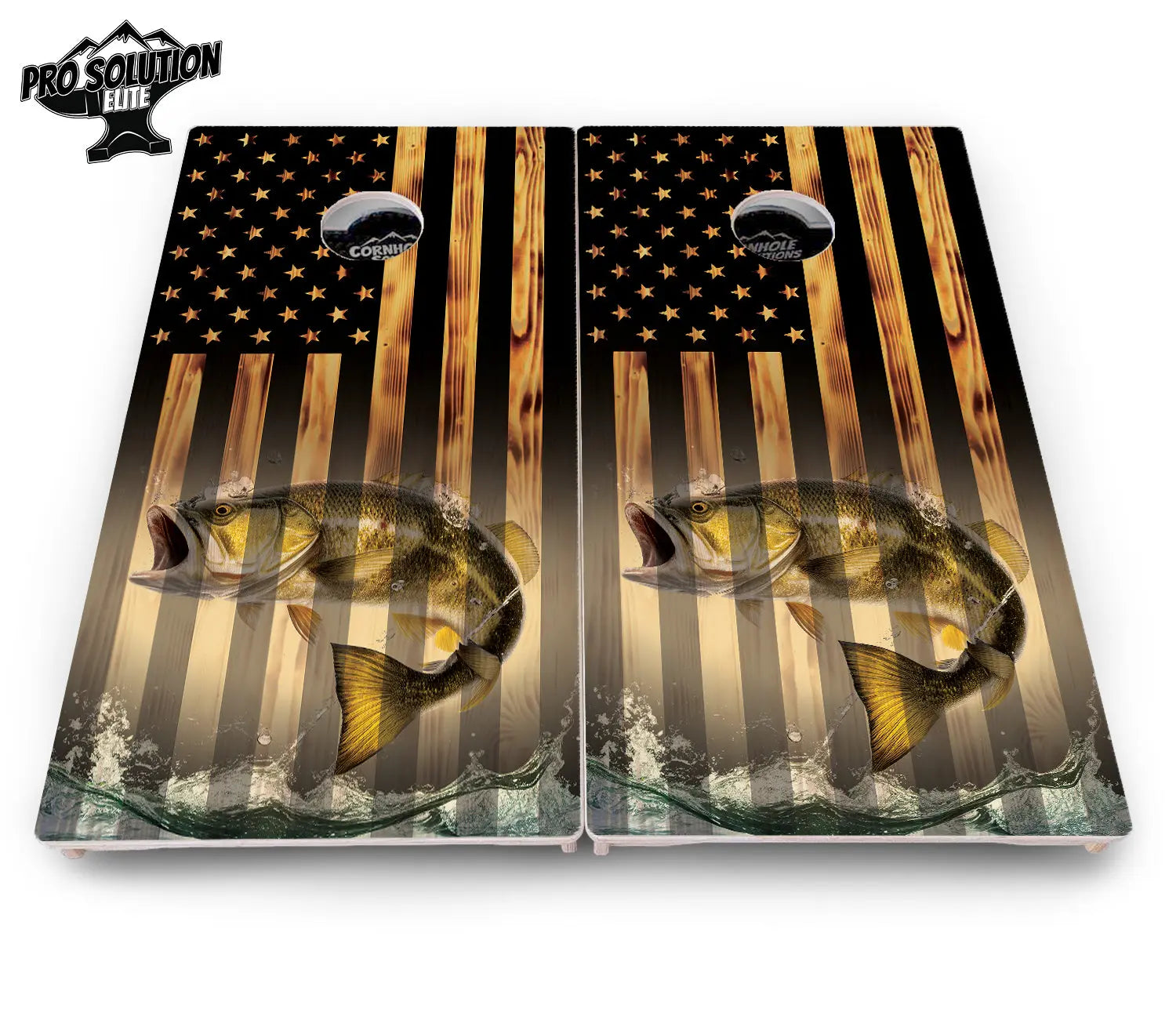 Hidden Deer & Fish Cornhole Boards - Pro Solution Elite Series Cornhole Solutions