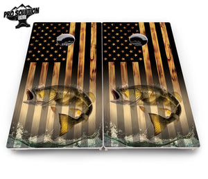 Hidden Deer & Fish Cornhole Boards - Pro Solution Elite Series Cornhole Solutions