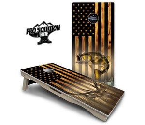 Hidden Deer & Fish Cornhole Boards - Pro Solution Elite Series Cornhole Solutions