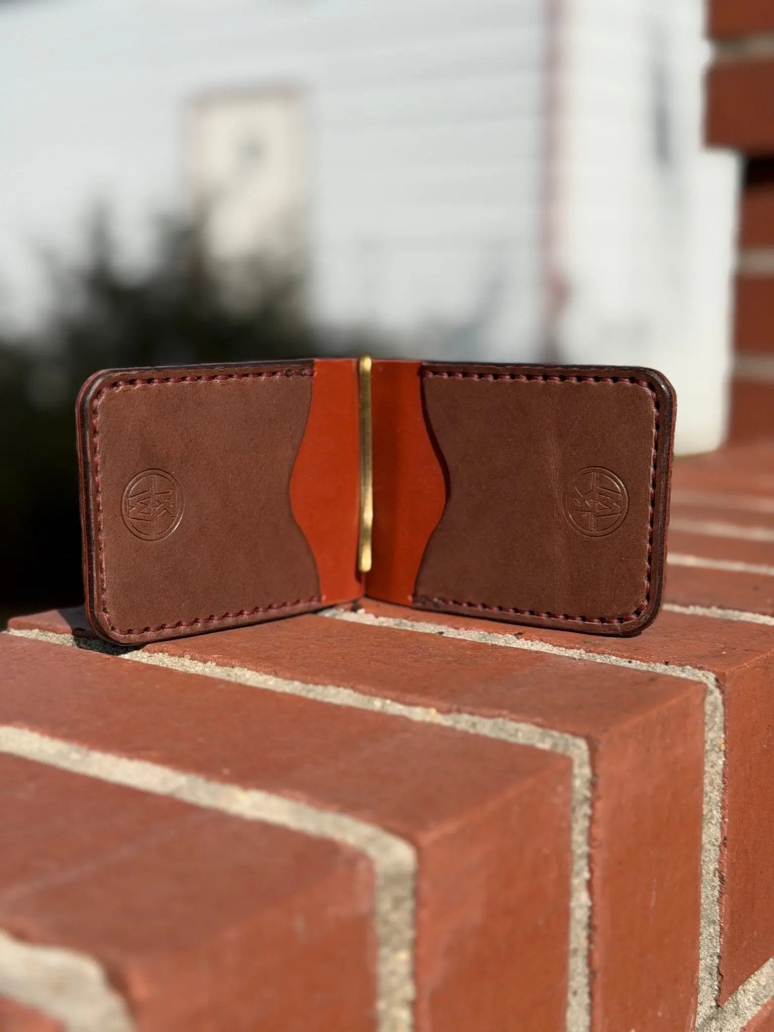 High end leather money clip wallets Kw Leatherworks