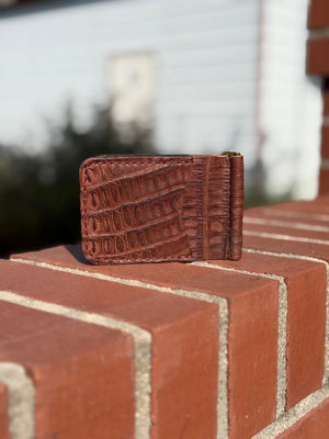 High end leather money clip wallets Kw Leatherworks