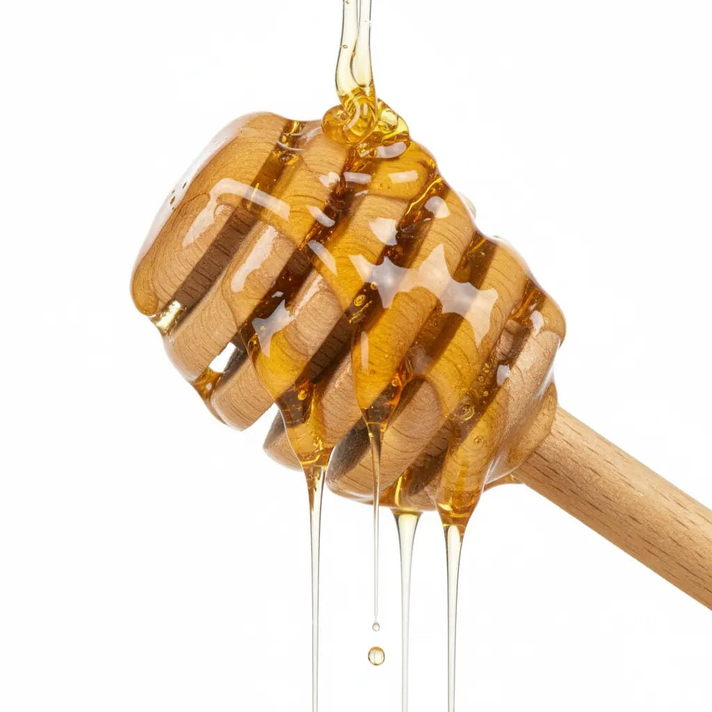 Honey Dipper - 6 Inch Wooden Honey Drizzler Spoon Chilton Bee Company