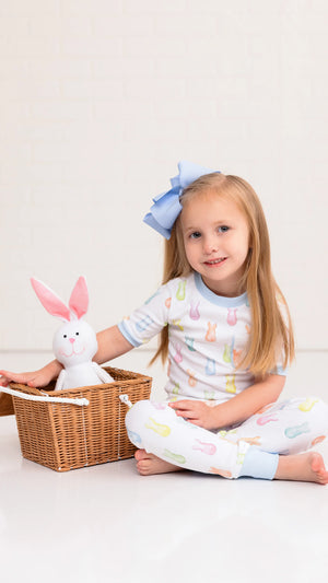 Hoppy Easter Organic Cotton Kids Pajamas Nola Tawk