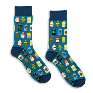 Hoppy Feet Beer Can Socks Nola Tawk