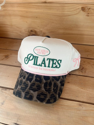 Hot Girls go to Pilates - Leopard Vintage Hat KenzKustomz