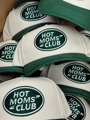 Hot Moms Club - Green Vintage Trucker Hat KenzKustomz