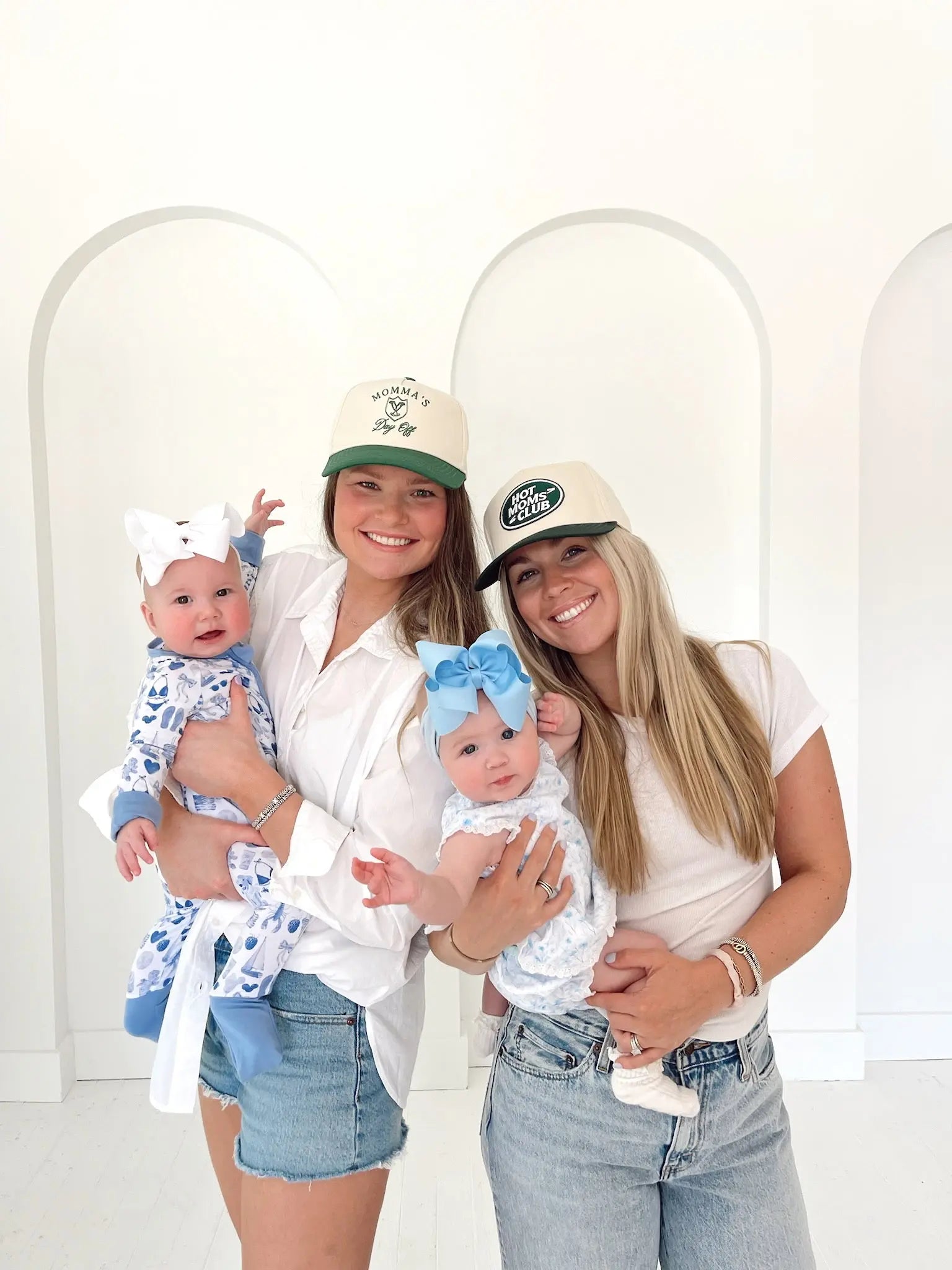 Hot Moms Club - Green Vintage Trucker Hat KenzKustomz