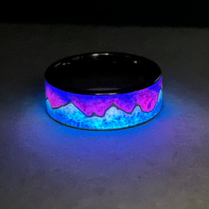 Mountains of Fire & Ice Ring - Titanium Ring