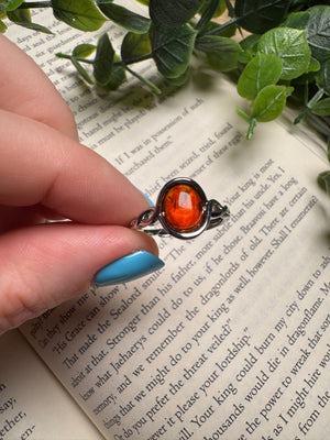Amber Adjustable Ring