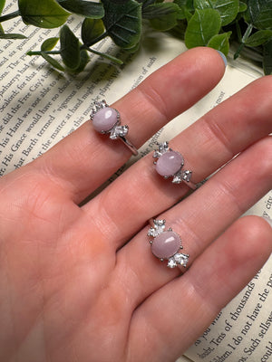 Kunzite Butterfly Adjustable Ring