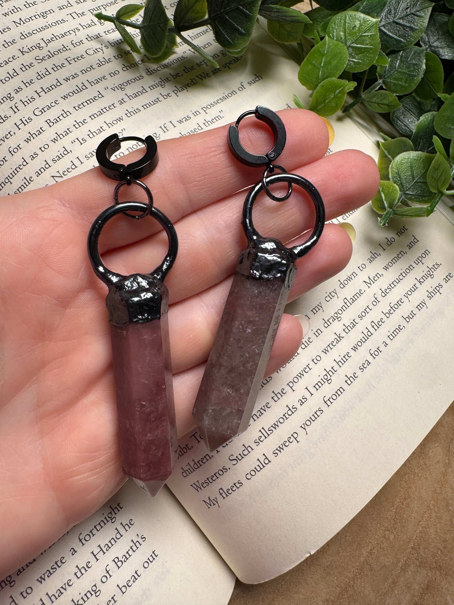 Purple Aventurine Ear Weights