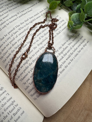 Blue Apatite Necklace