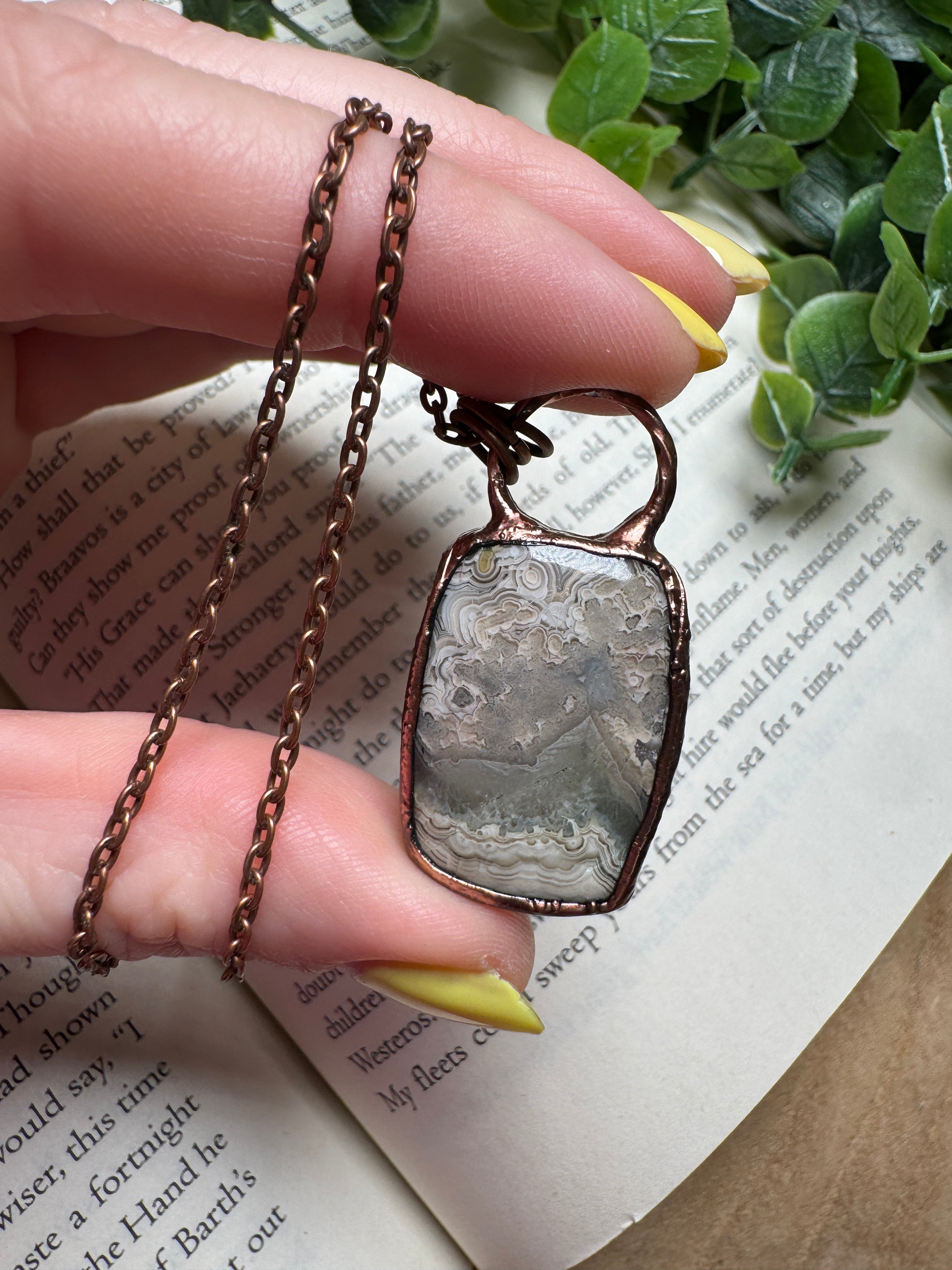 Crazy Lace Agate Necklace
