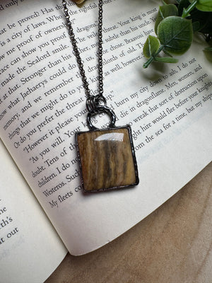 Black Moonstone Necklace