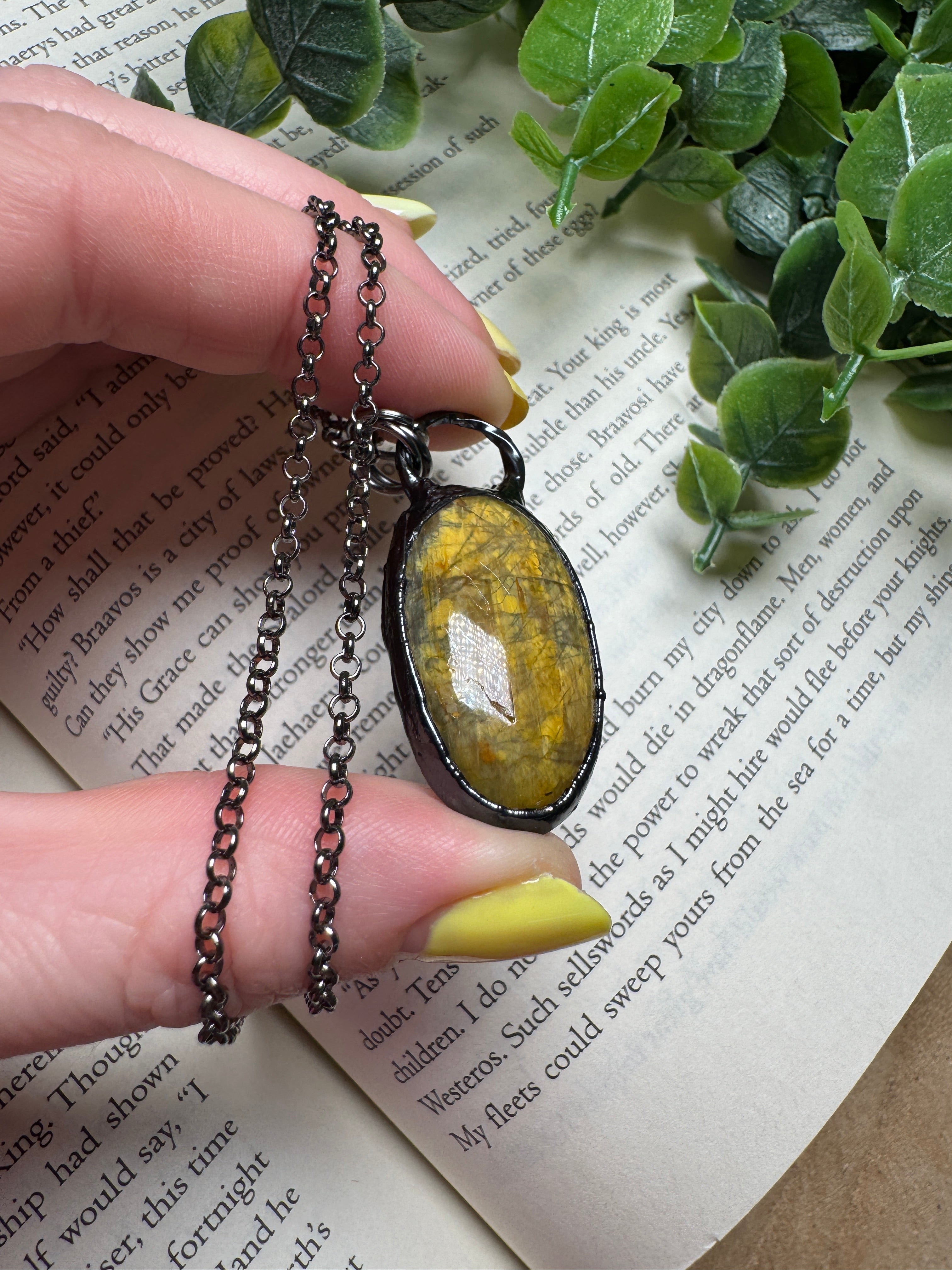 Golden Tigers Eye Necklace