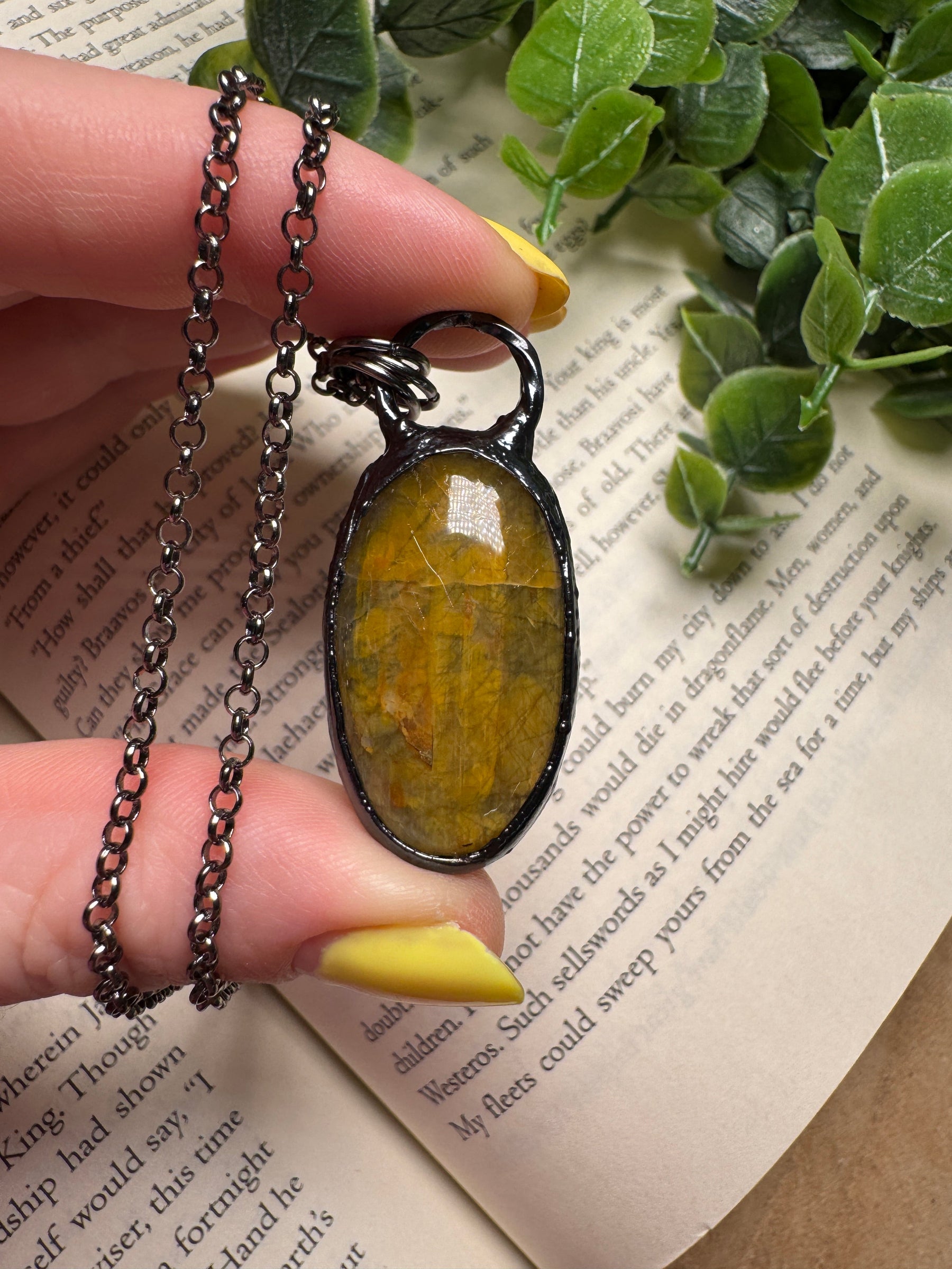 Golden Tigers Eye Necklace