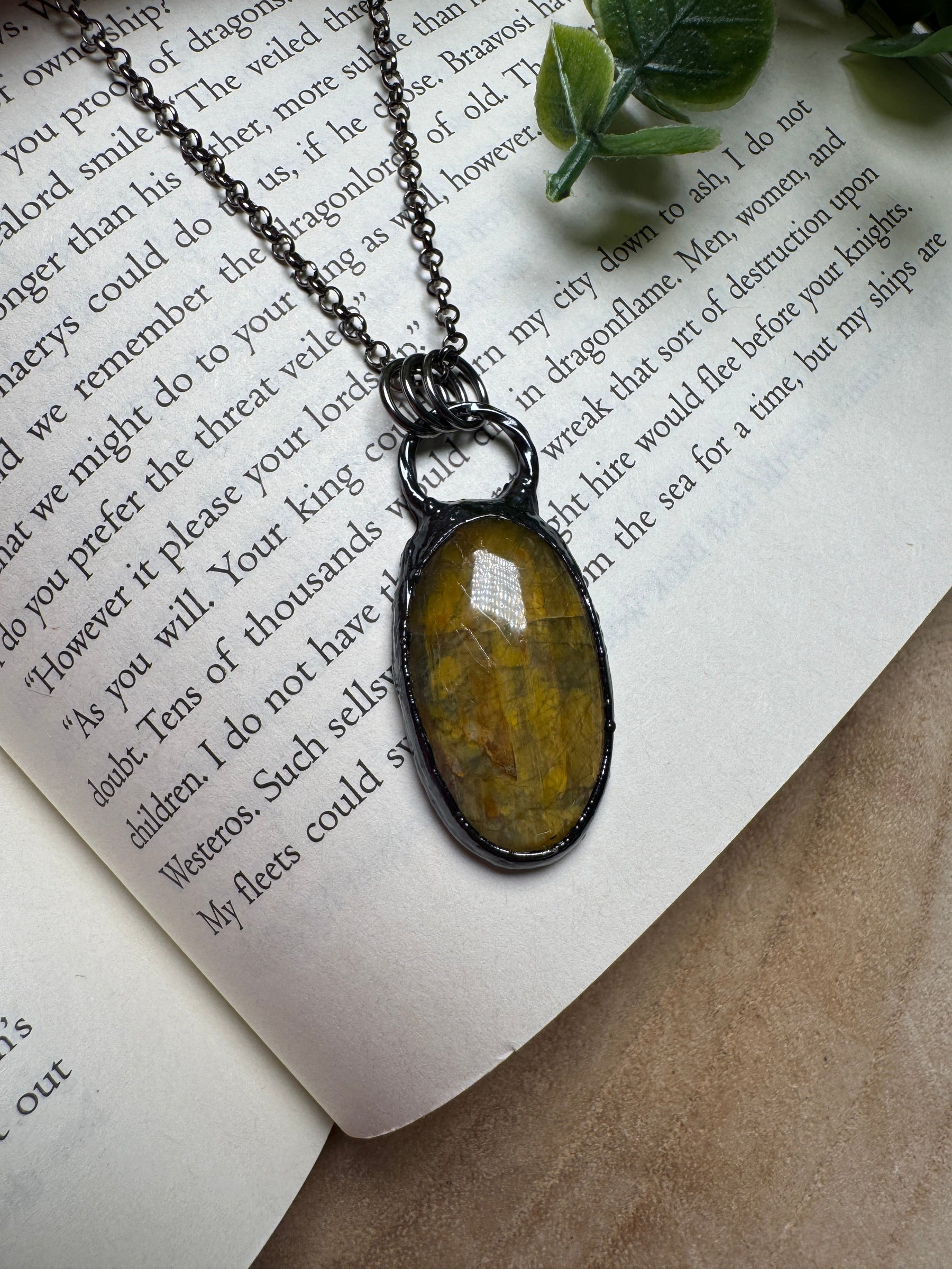 Golden Tigers Eye Necklace