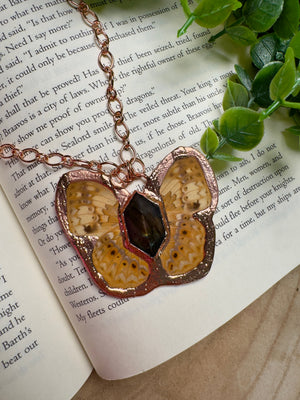 Butterfly and Labradorite Necklace