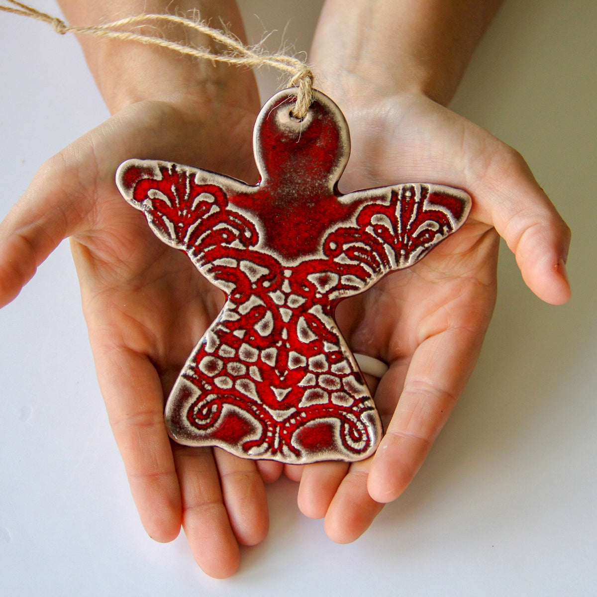 Prodigal Pottery Angel Ornament — product view 1