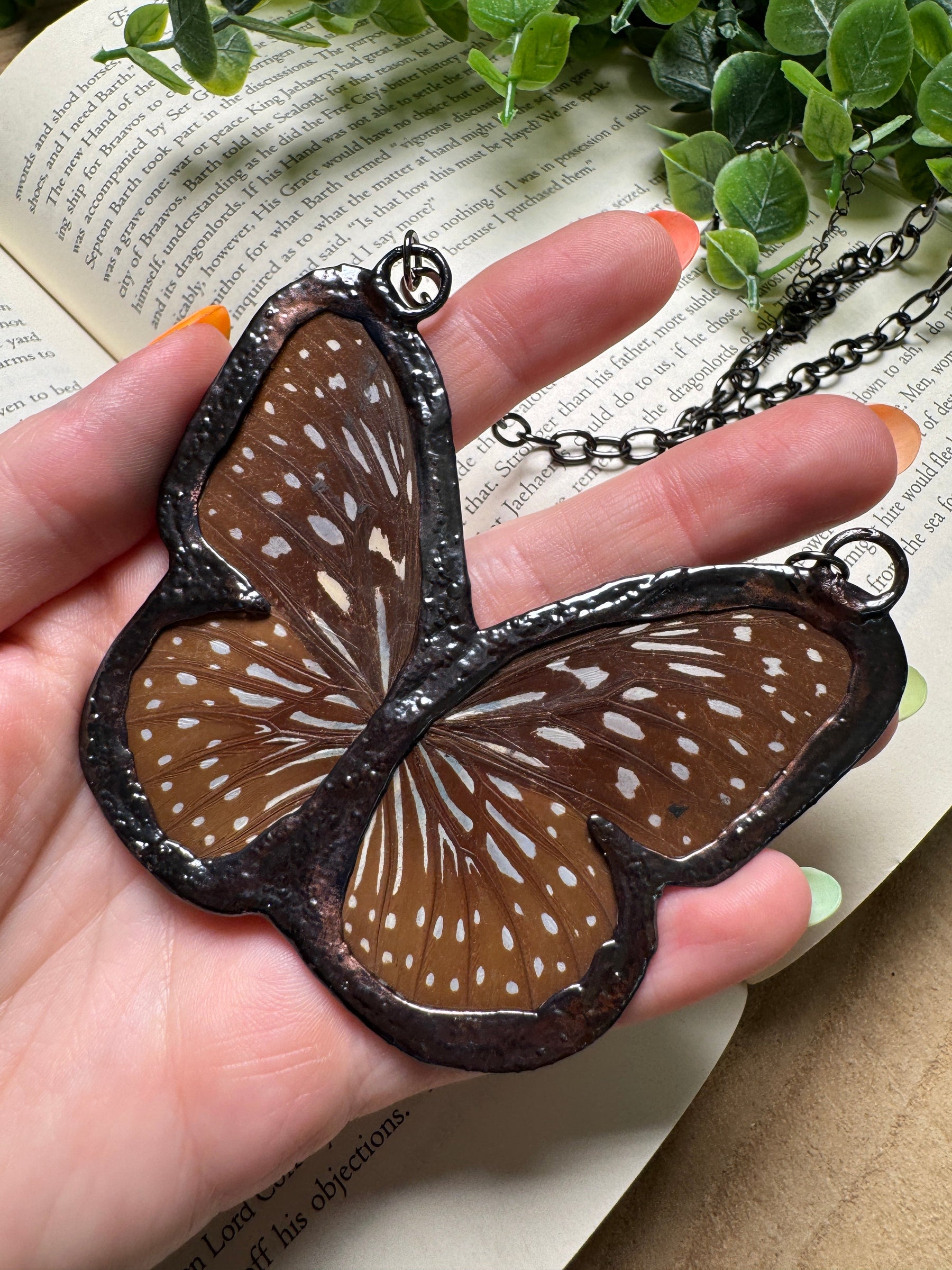 Butterfly and and Labradorite Necklace