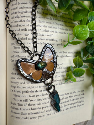 Butterfly and and Labradorite Necklace