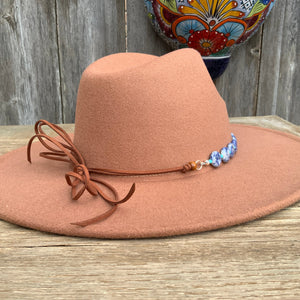Sodalite Hatband, Blue Gemstone Hat Band