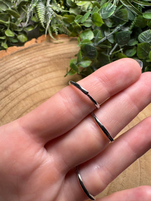 Hypersthene Heart Ring Adjustable