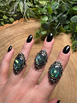 Abalone Shell Ring Adjustable