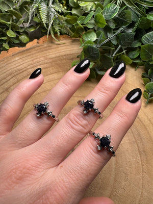 Blue Sandstone Ring Adjustable