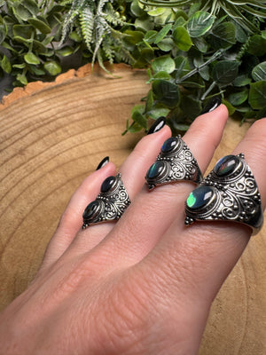 Abalone Shell Ring Adjustable