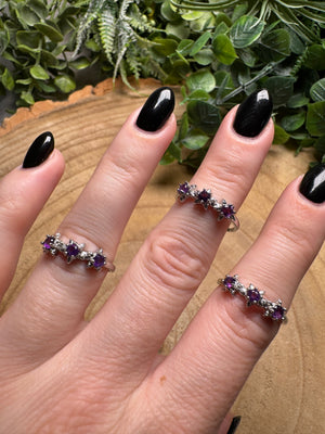 Amethyst Ring Adjustable