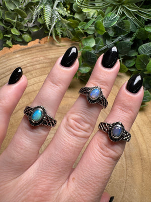 Opal Ring Adjustable