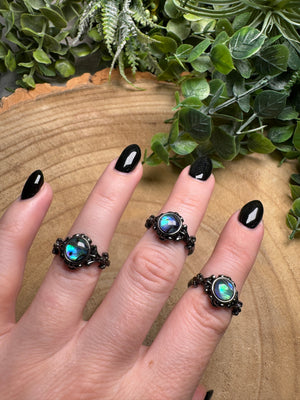 Abalone Shell Ring Adjustable