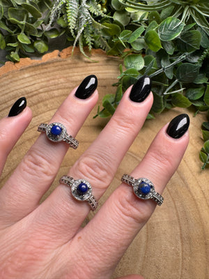 Lapis Ring Adjustable