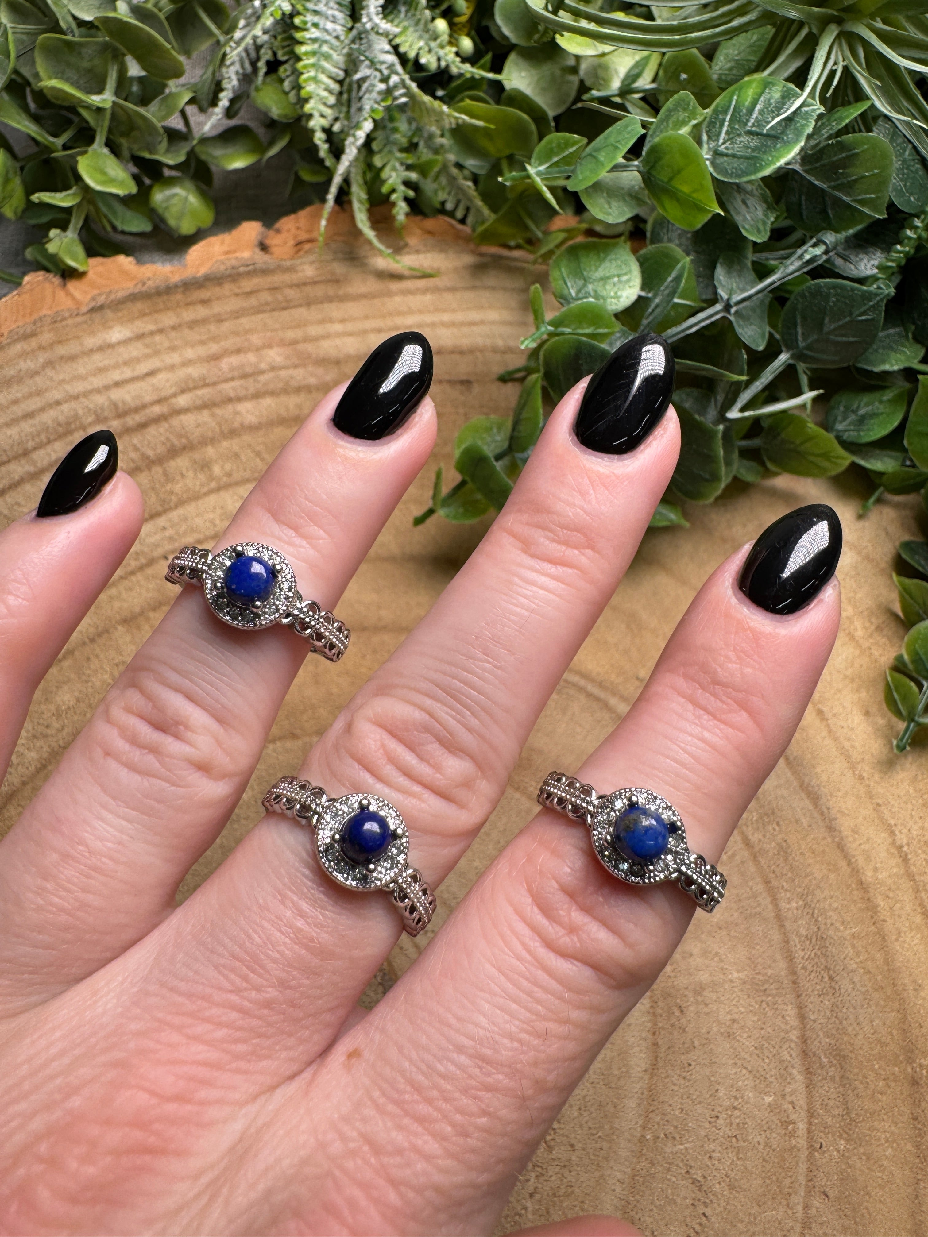 Lapis Ring Adjustable