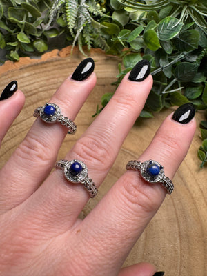 Lapis Ring Adjustable