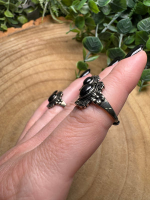 Hypersthene Ring Adjustable