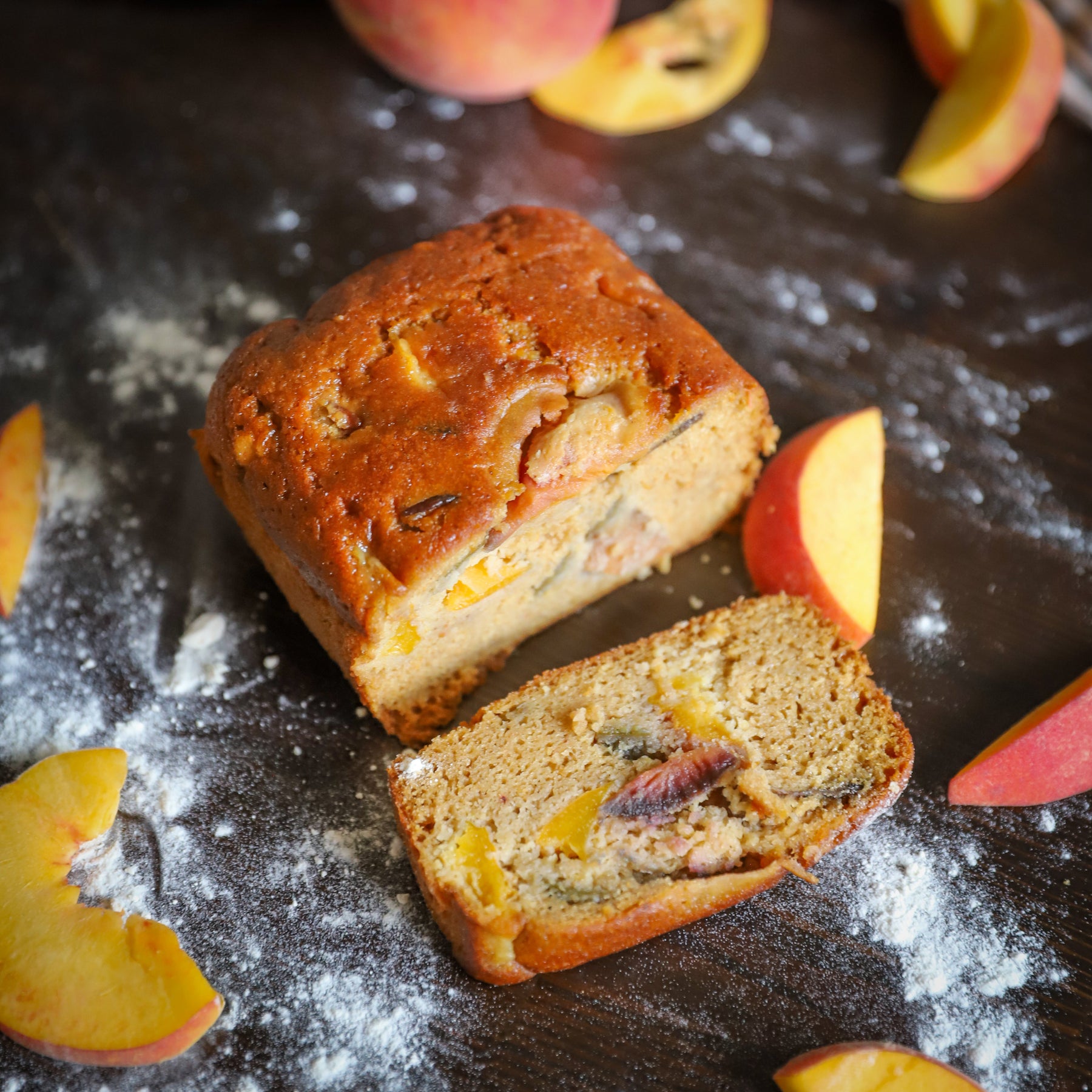 Virginia Peach Cobbler Cake