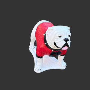 Georgia Bulldogs Standing Mascot Boom Stone Statue for Garden, Yard, Home Decor and Porch.