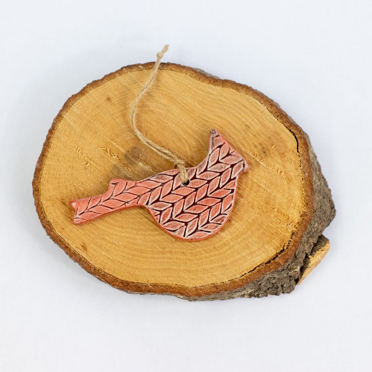 Prodigal Pottery Ceramic Cardinal Ornament — product view 1