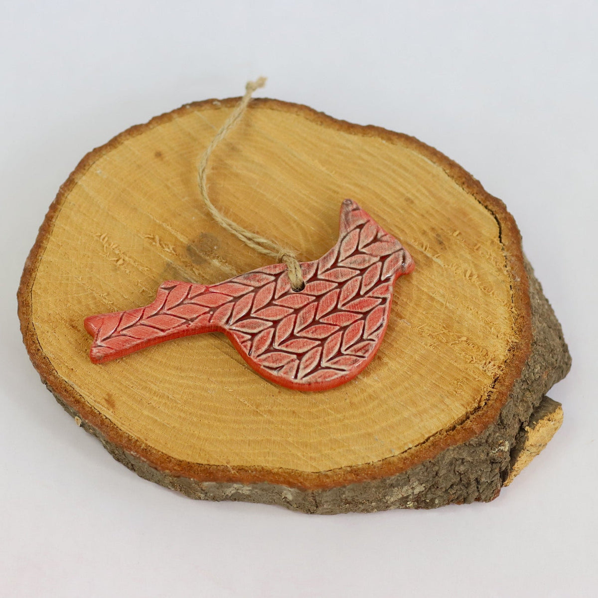 Prodigal Pottery Ceramic Cardinal Ornament — product view 2