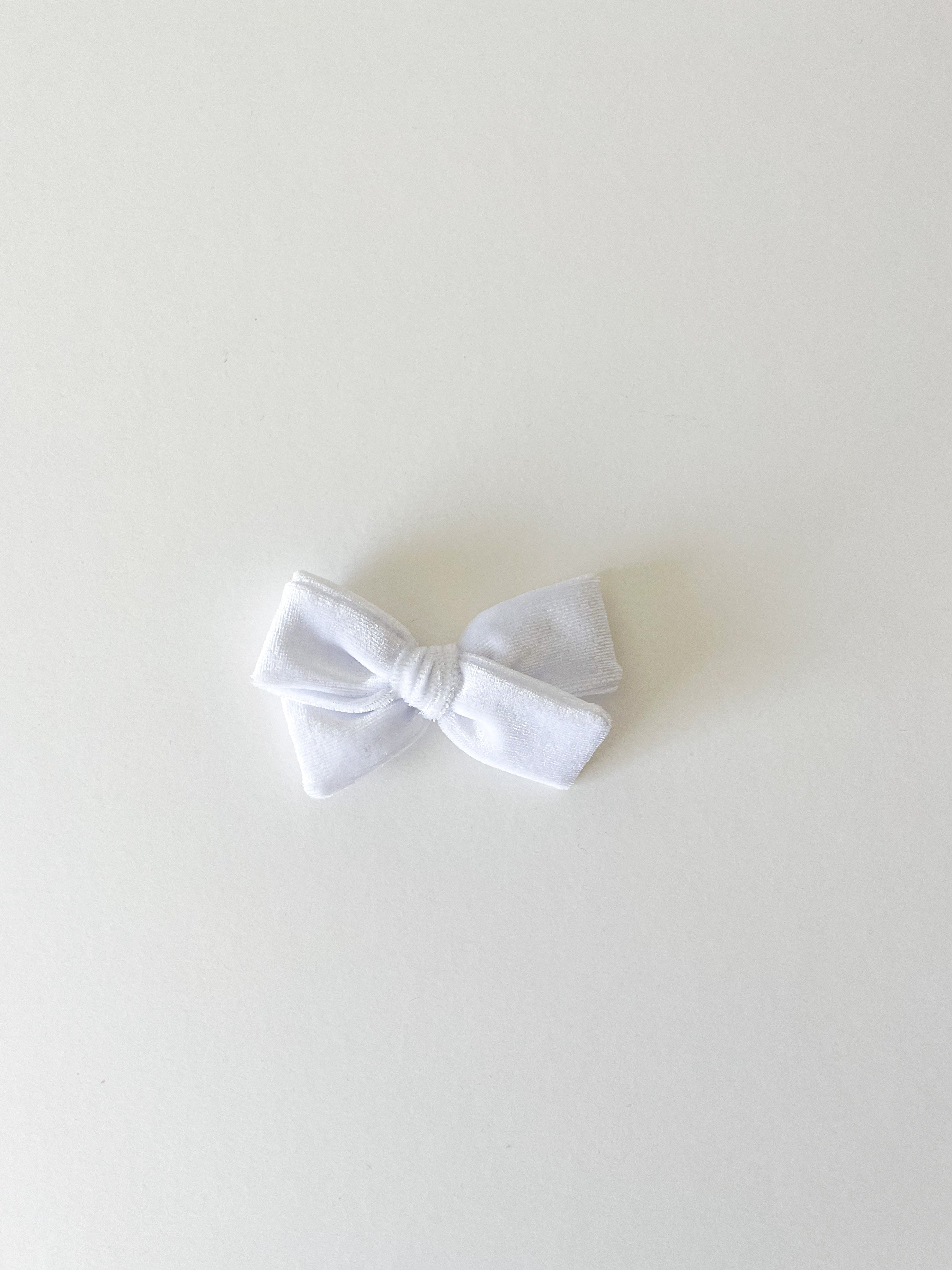 Bright White Velvet Pinwheel by Boosh Baby image 1