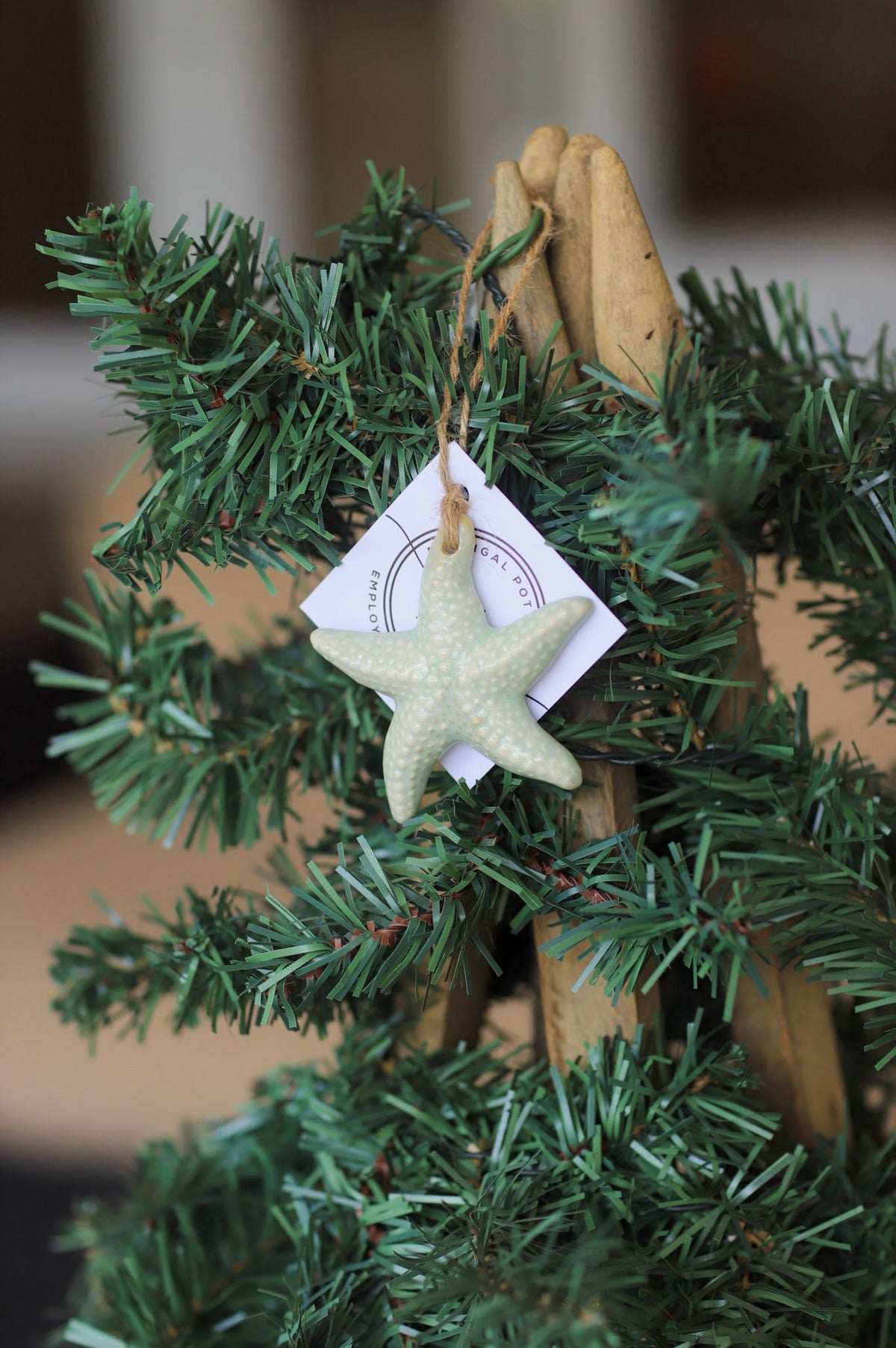 Prodigal Pottery Ceramic Starfish Ornament — product view 4
