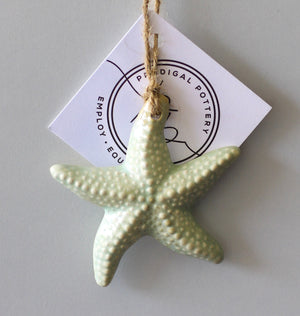 Prodigal Pottery Ceramic Starfish Ornament — product view 2
