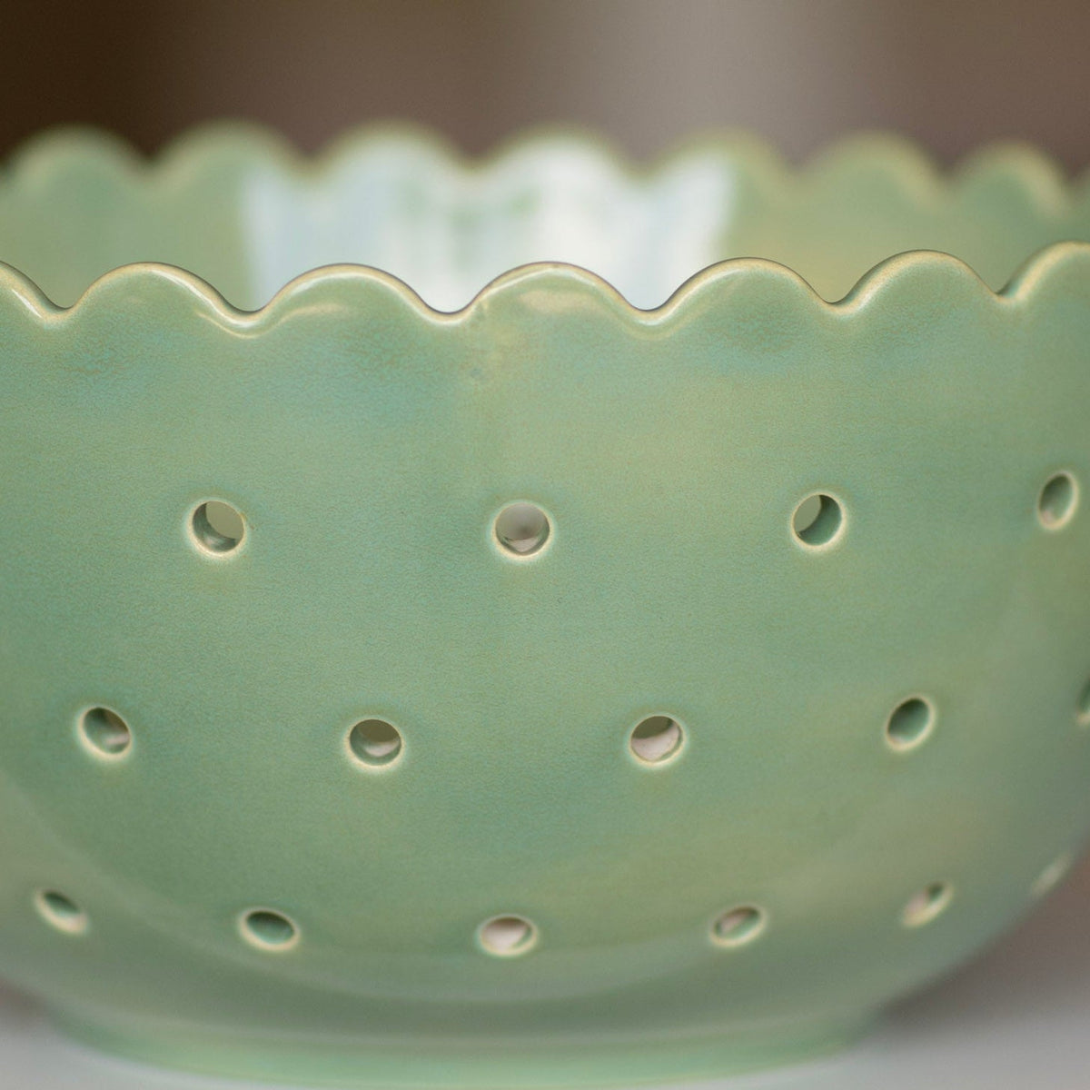 Prodigal Pottery Scalloped Edge Berry Bowl — product view 4