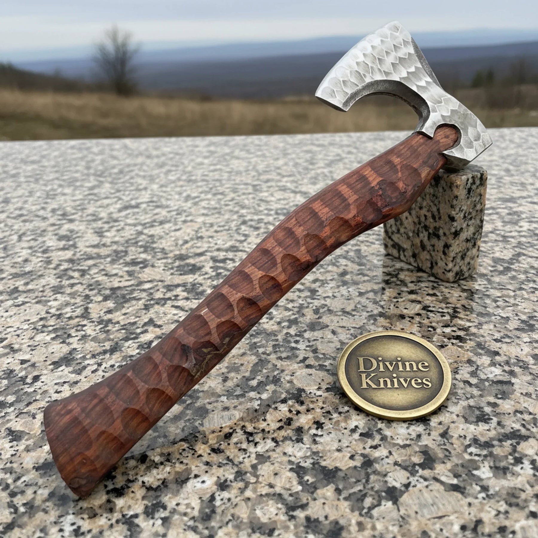 Timber Dragon Carbon Steel Axe — Hand-Forged Hatchet