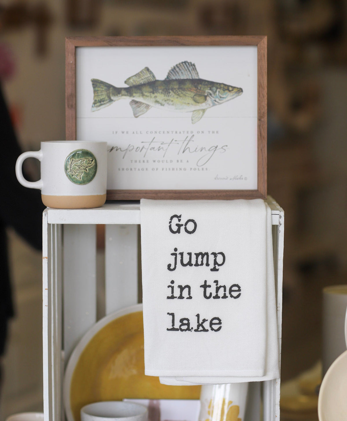 Prodigal Pottery Let's Go Fishing Gift Set — product view 1