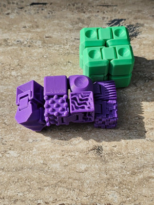 The Tween Space Infinity Fidget Cube flip and fold sensory toy for wholesale fidget displays